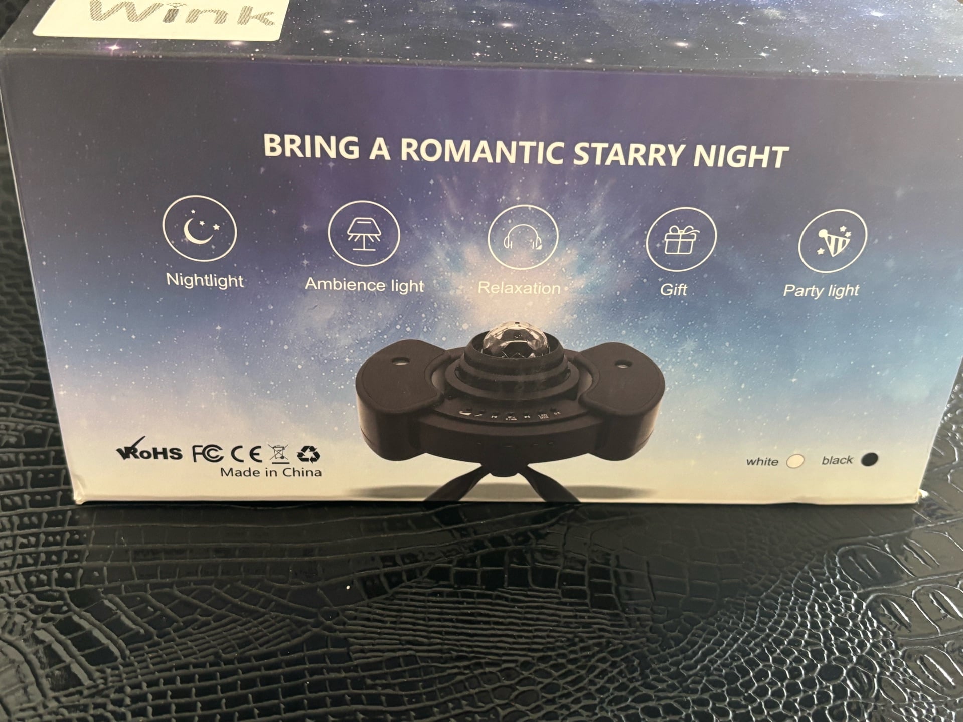 Galaxy light/starlight projector with built in speaker and remote control  - Image 4
