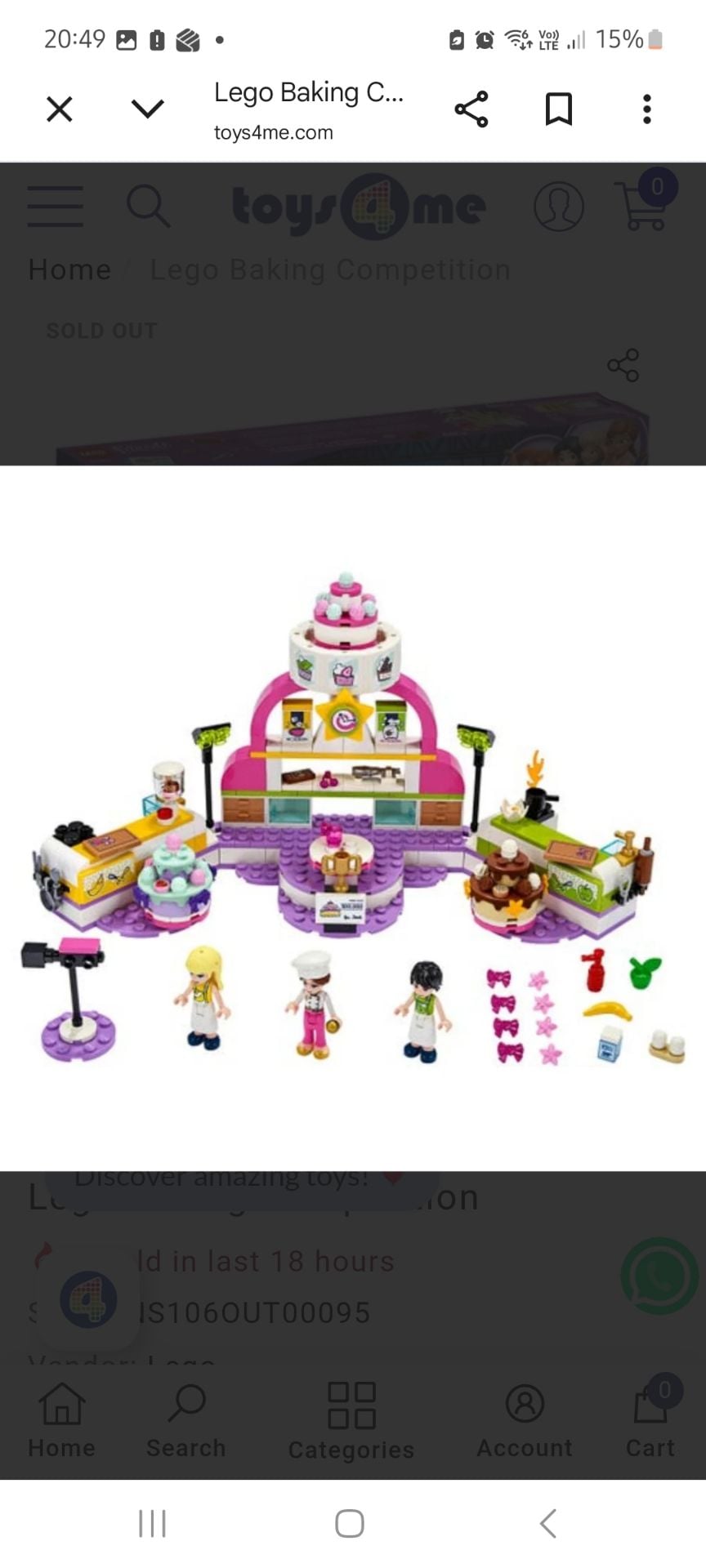 Lego Friends Baking Competition  - Image 2