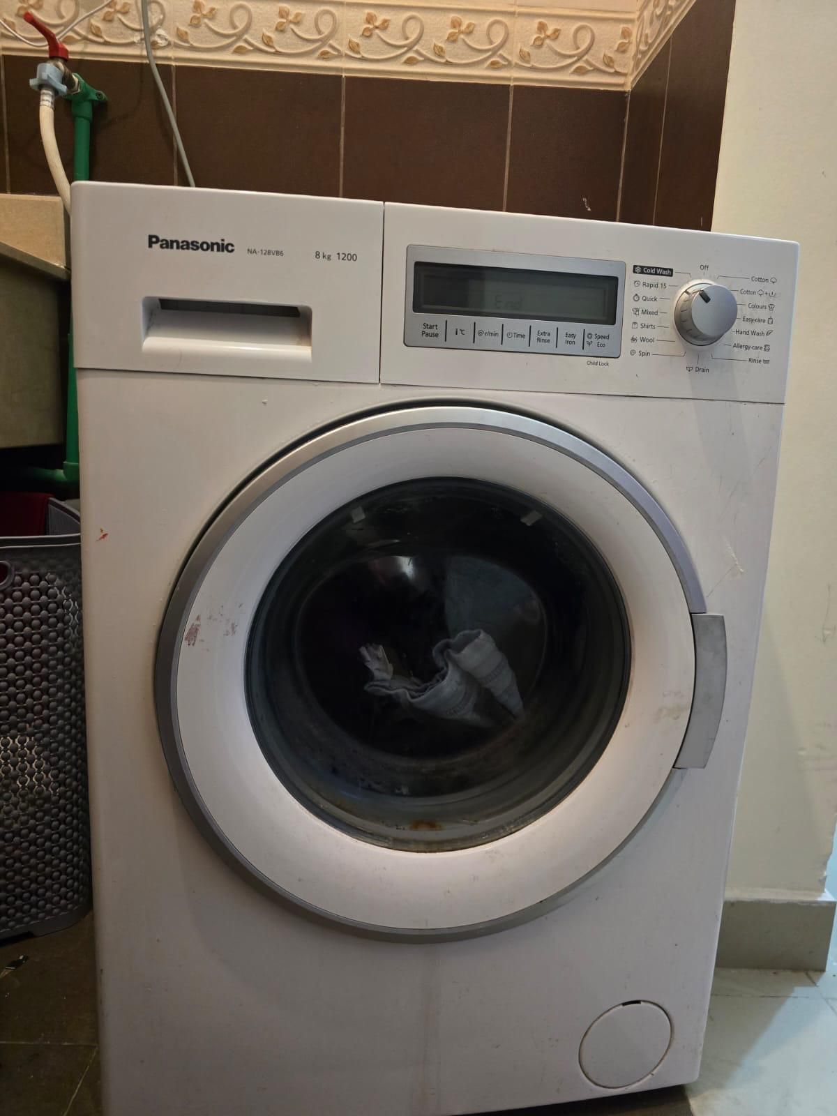 Panasonic Front Load Washing Machine, 8 kg - Image 1
