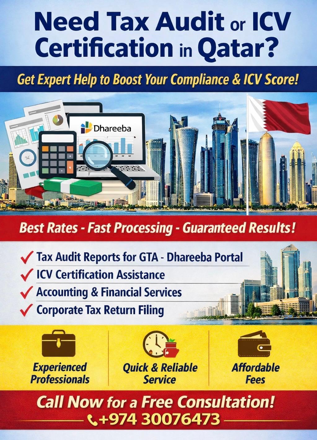TAX AUDIT /ICV / TAX NOC/ DHAREEBA SIMPLIFIED AUDIT /