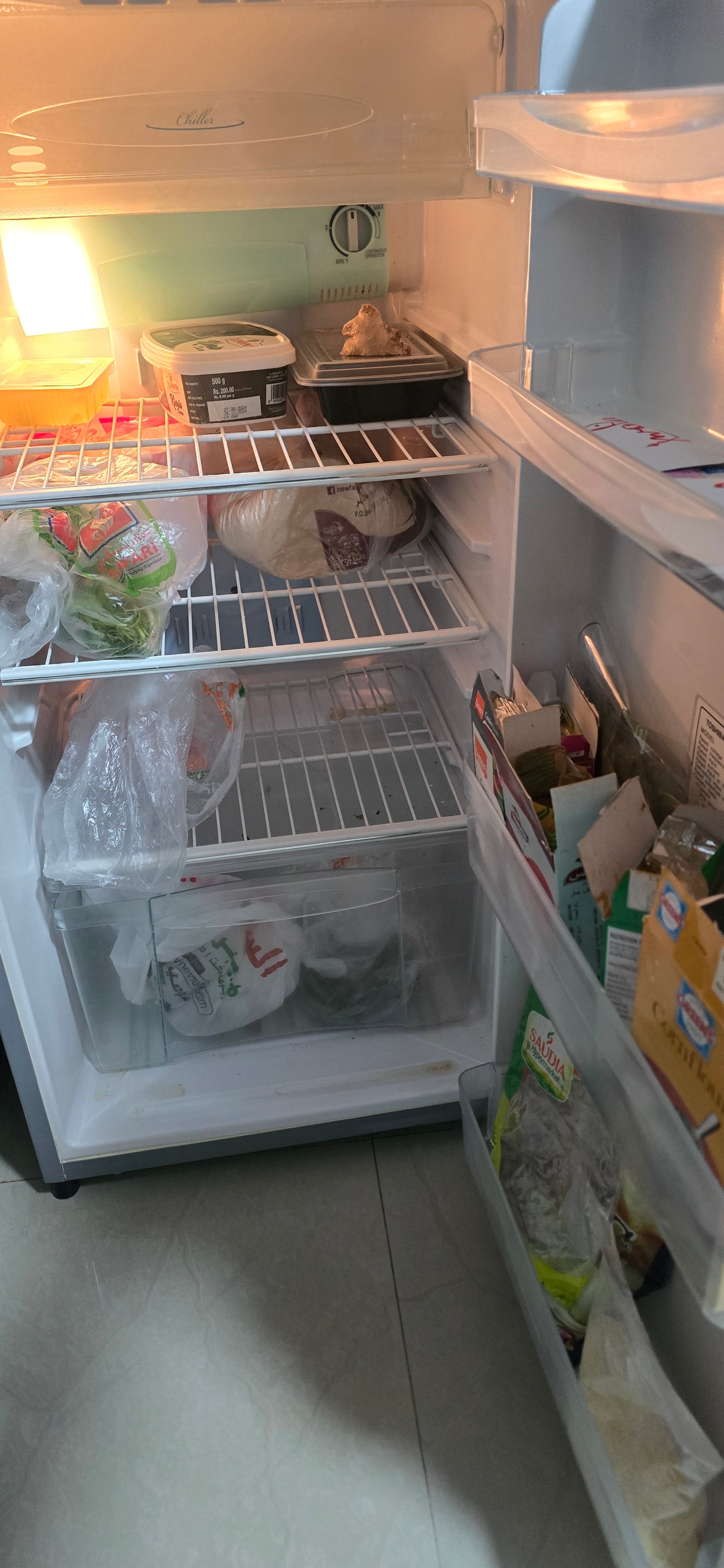 Toshiba double door fridge  - Image 2