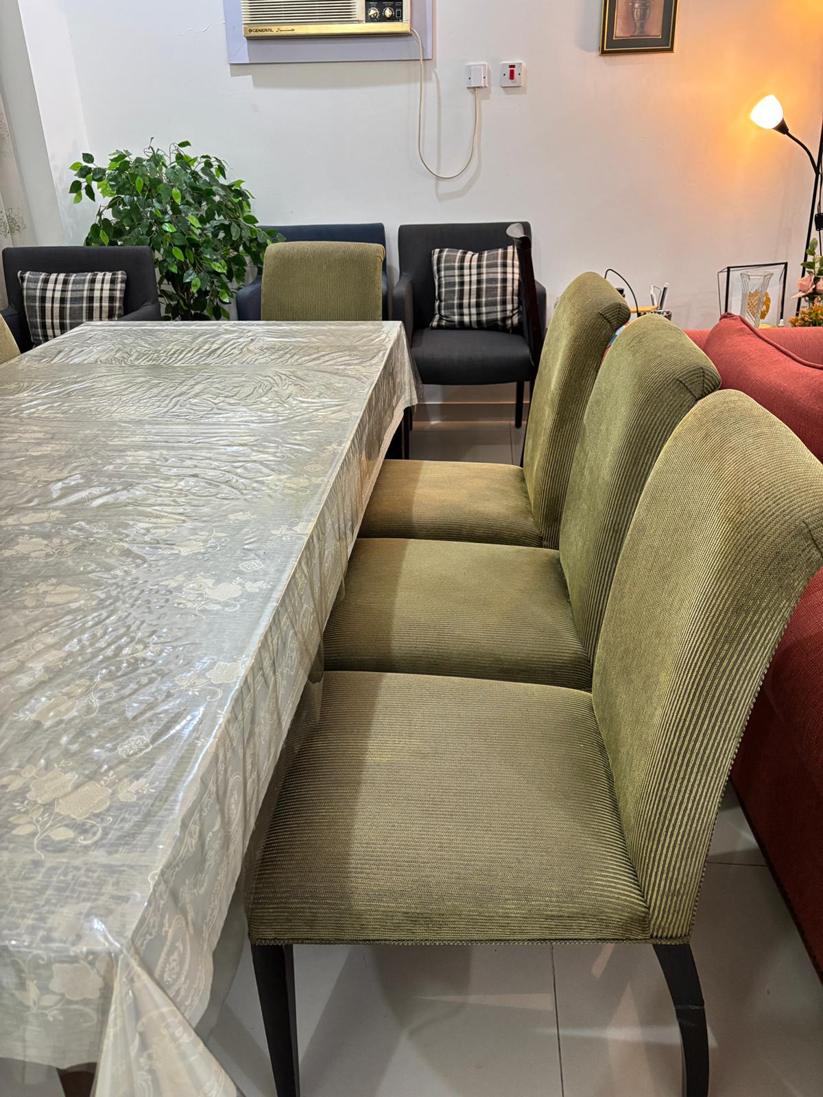 8 SEATER DINING TABLE WITH CHAIRS -- FOR SALE - Image 2