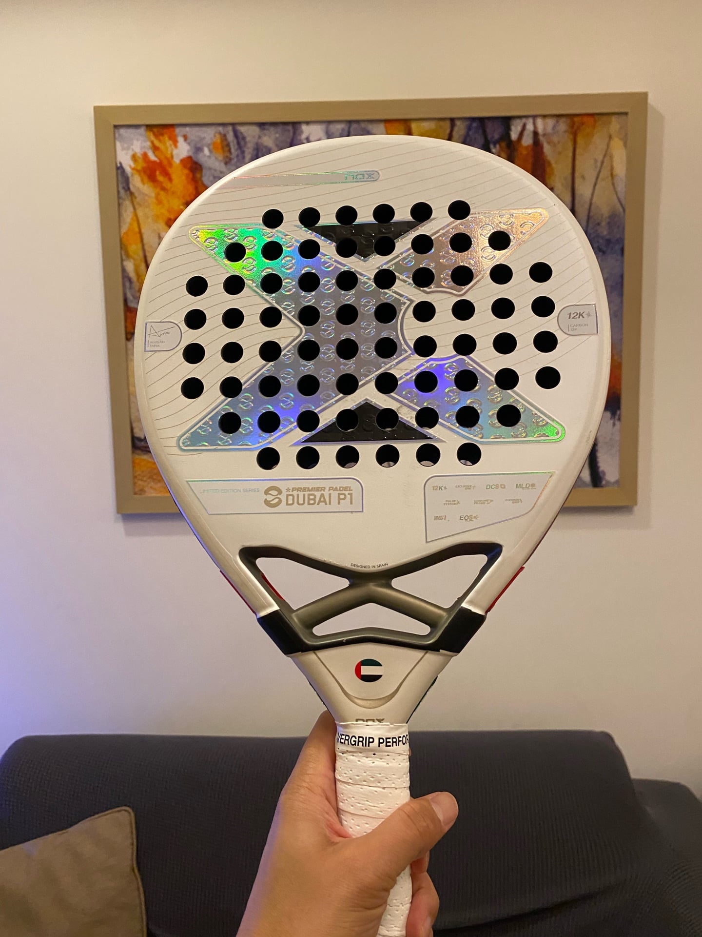 Nox At10 Dubai P1 12k 2025 padel racket - Image 1