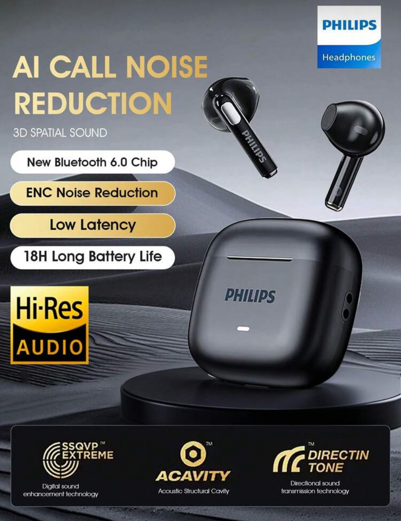 Wireless earbuds brand new Philips - Image 1