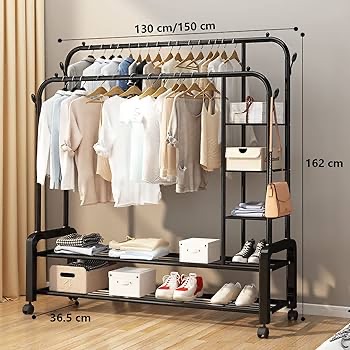 Rack hanger clothes double pole - Image 1