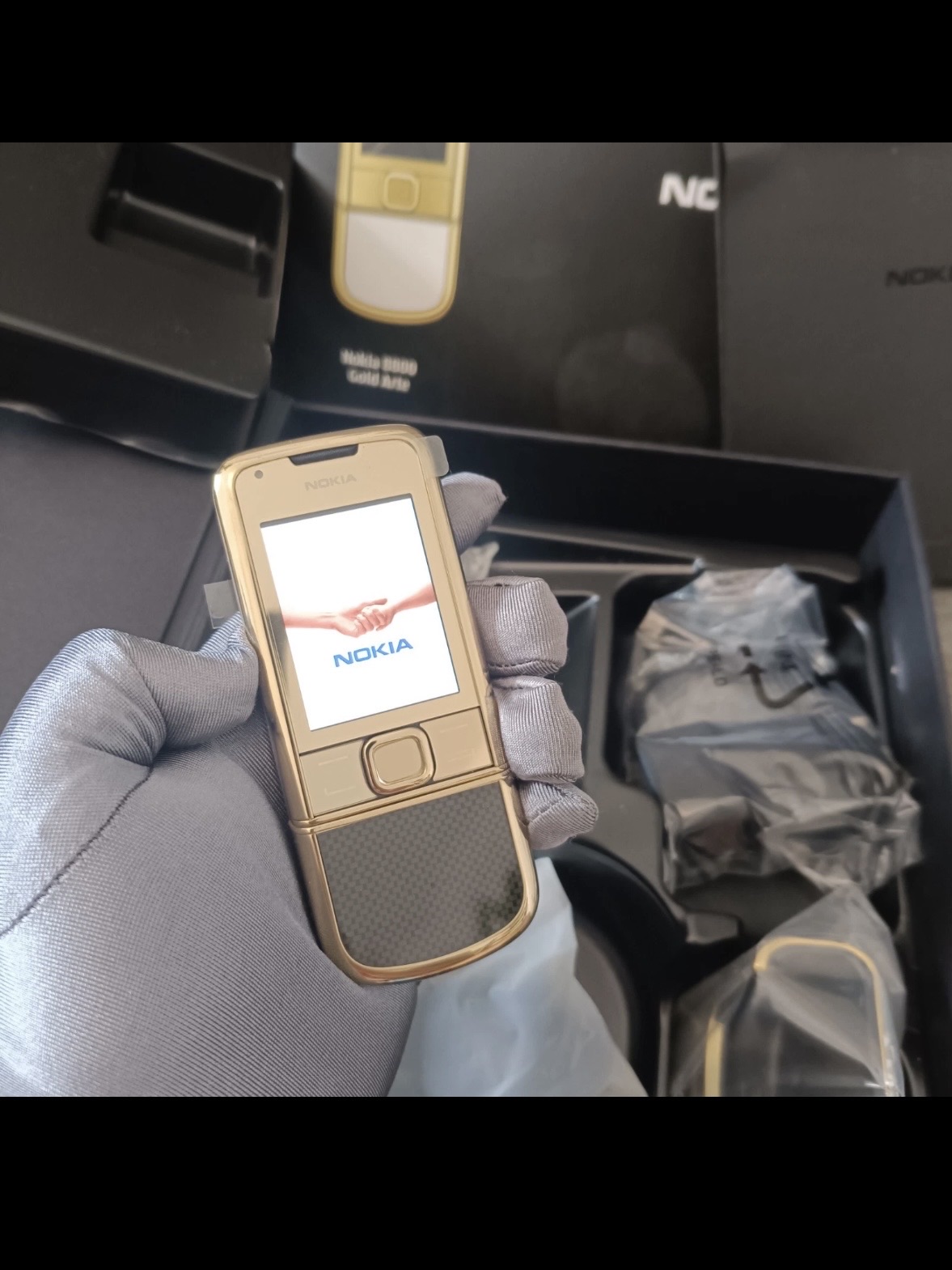 PRELOVED GENUINE NOKIA 8800 GOLD ARTE - Image 6