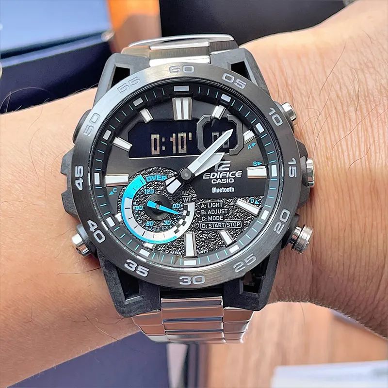 ORIGINAL CASIO EDIFICE BT& G SHOCK WATCHES HARDLY WORN WITH BILL UNDER WARRANTY - Image 7