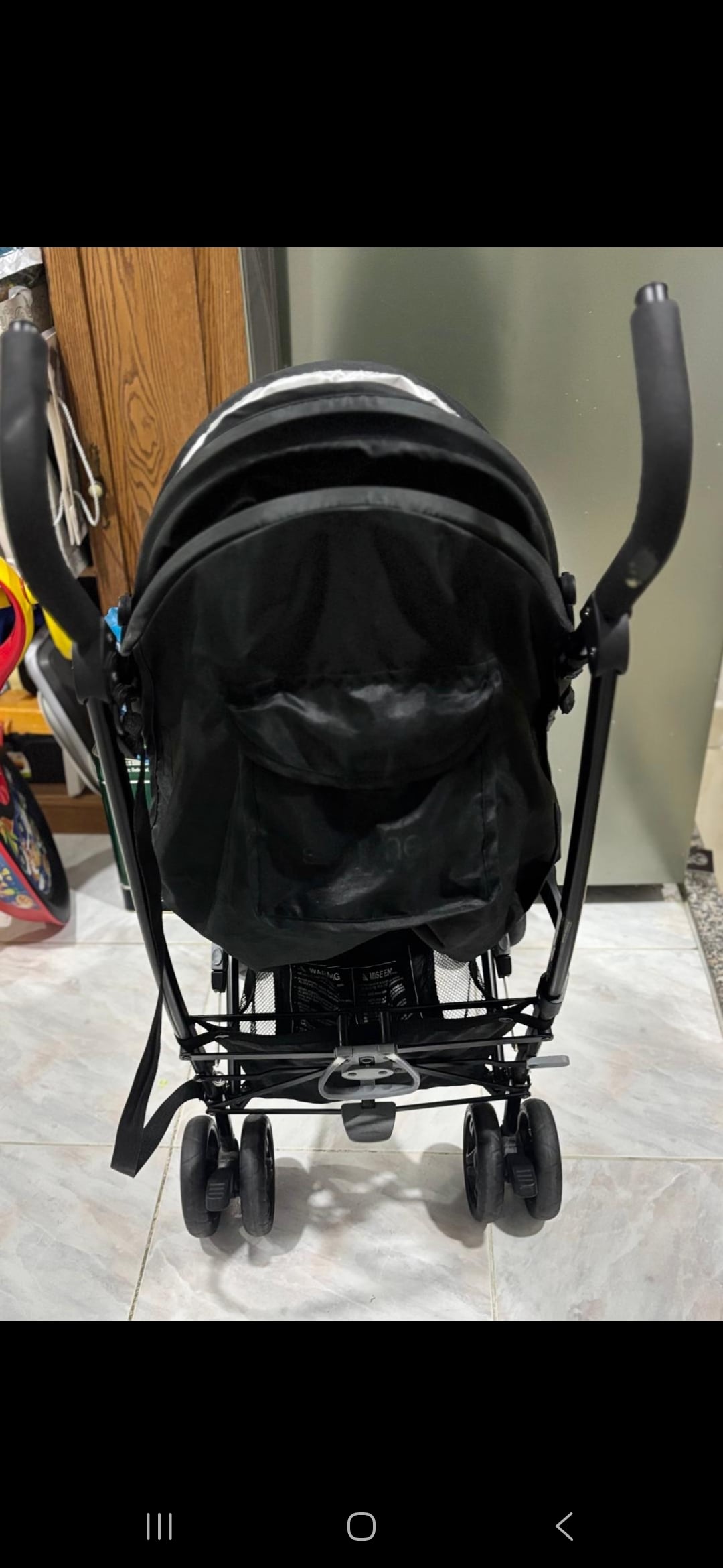 Smart stroller in Black - Image 5