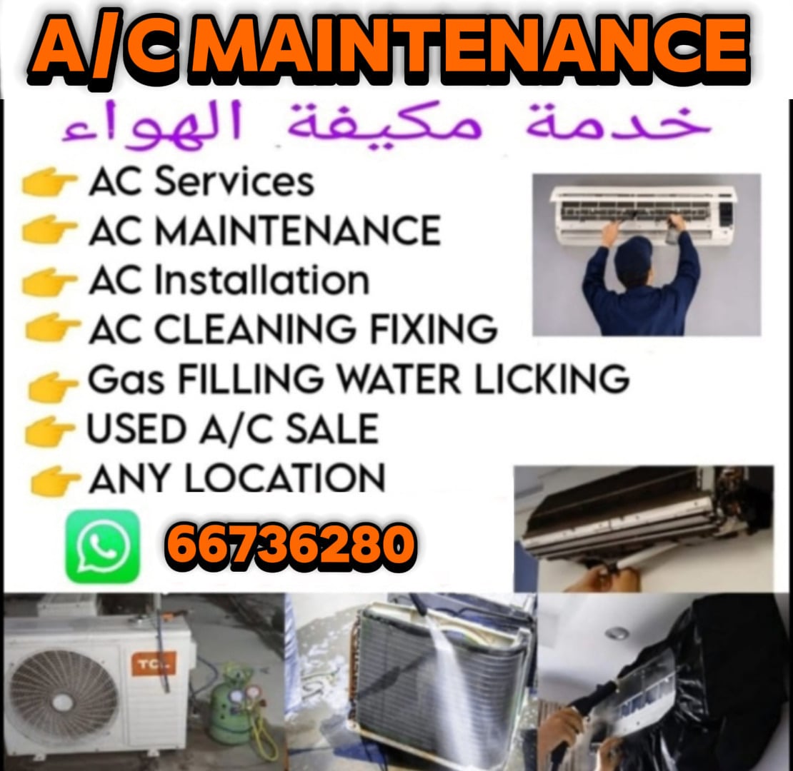 AC Maintenance and Service and repairing and Sale