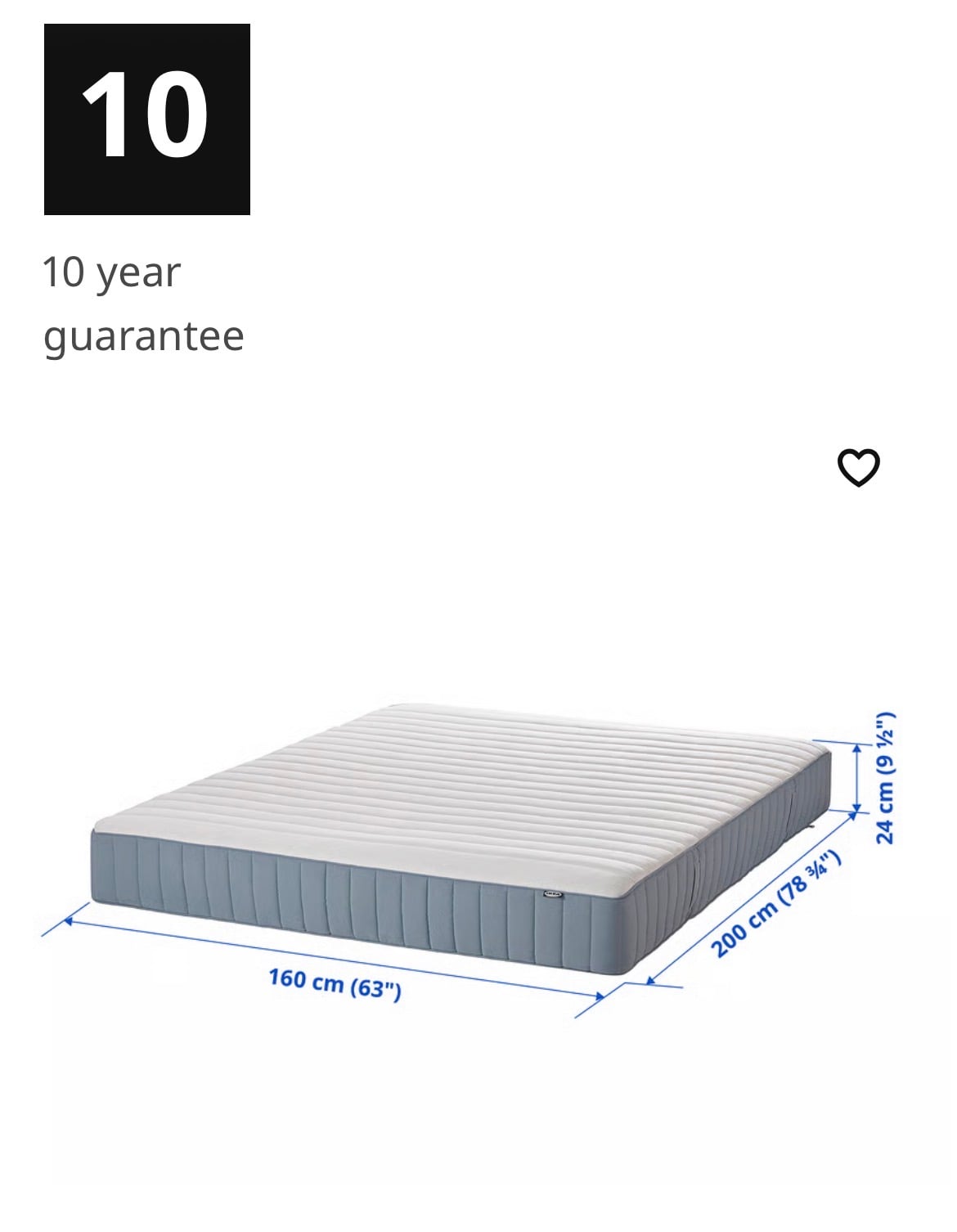Bed Frame and Mattress good condition 160X200 - Image 5
