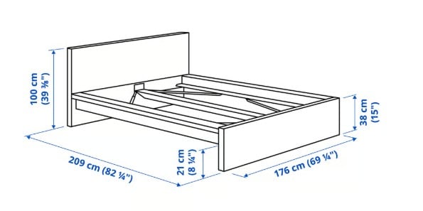 IKEA Bed and Mattress - Image 4