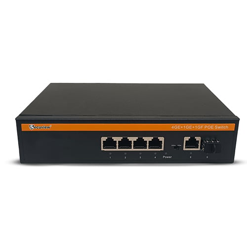Secuview 65WPoE switch |4 PoE + 1 Uplink + 1SFP - Image 5