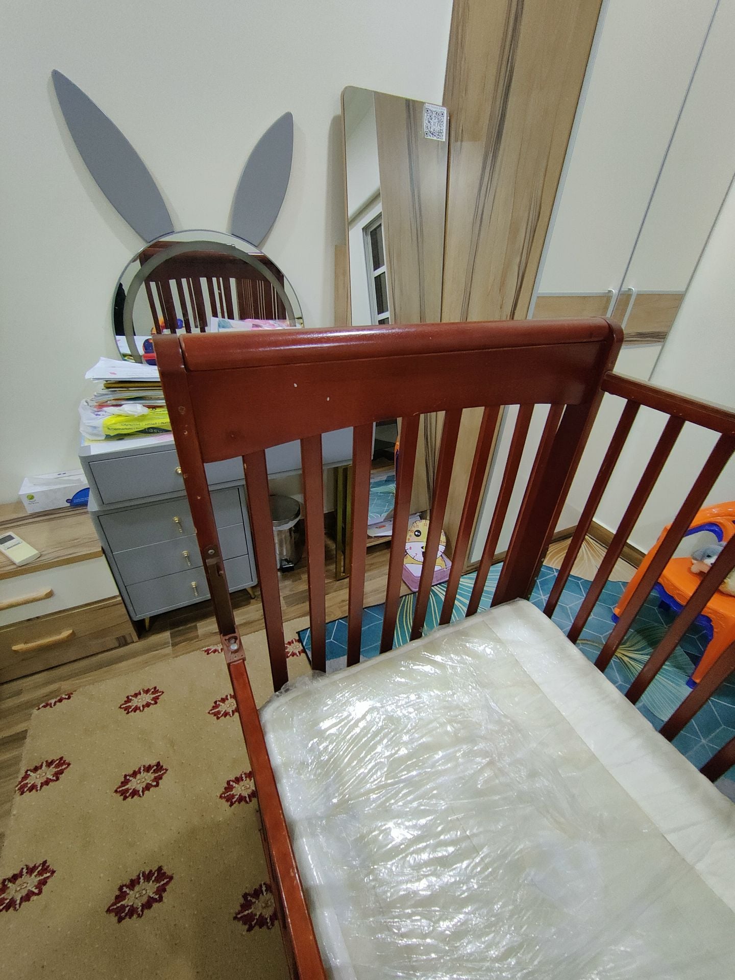 Bed for baby with mattress - Image 2
