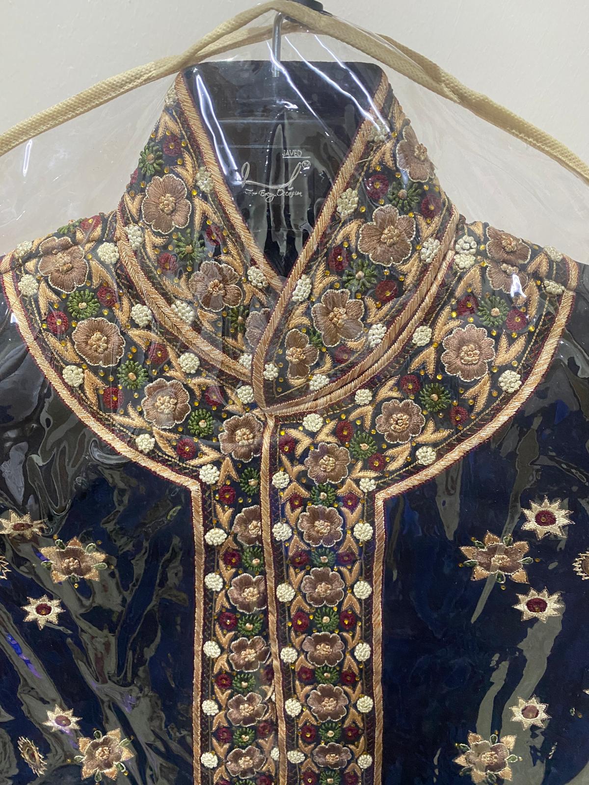 Black Sherwani - Image 3