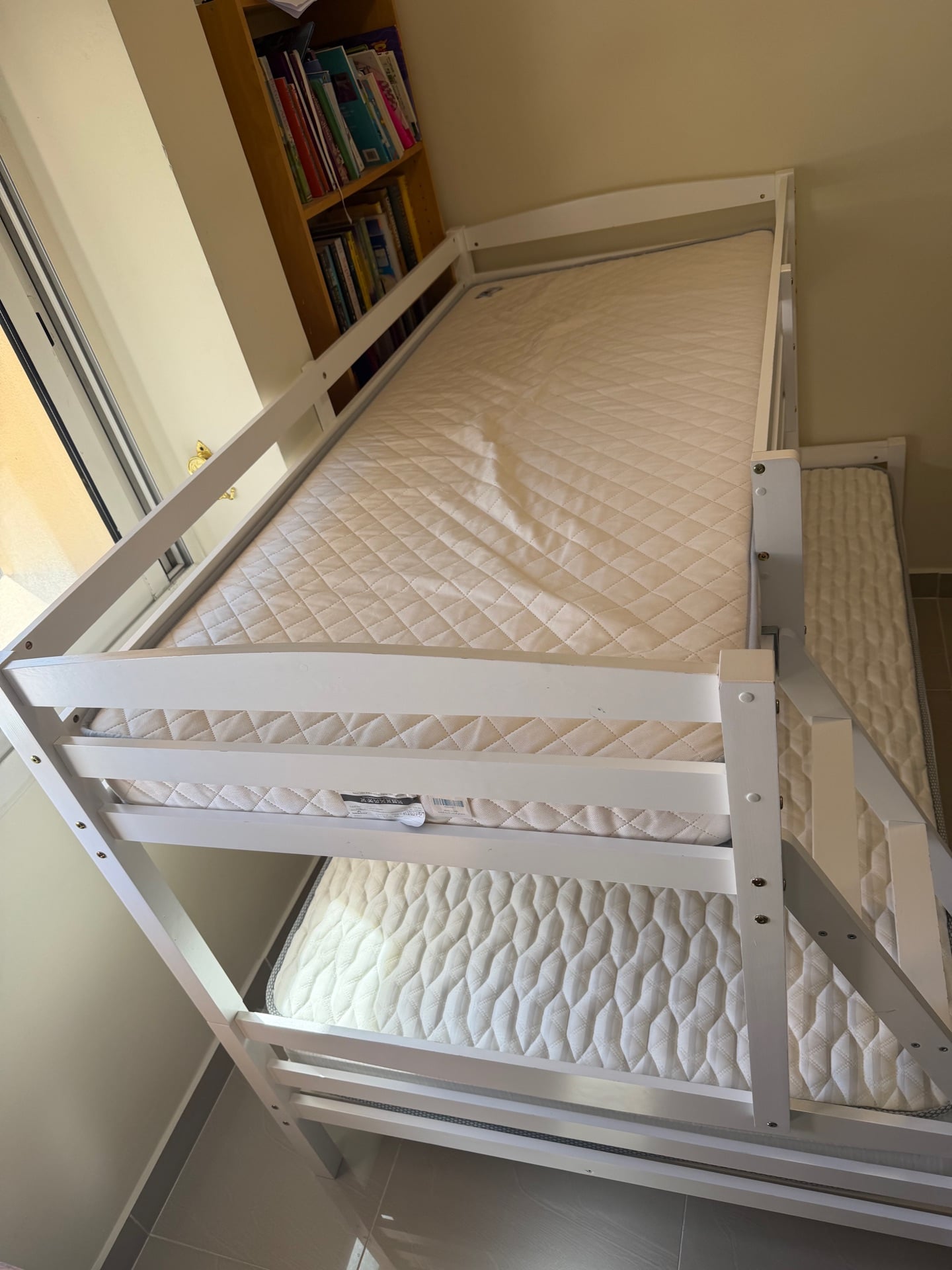 Bunk bed from Pan Emirates + single mattress - Image 3