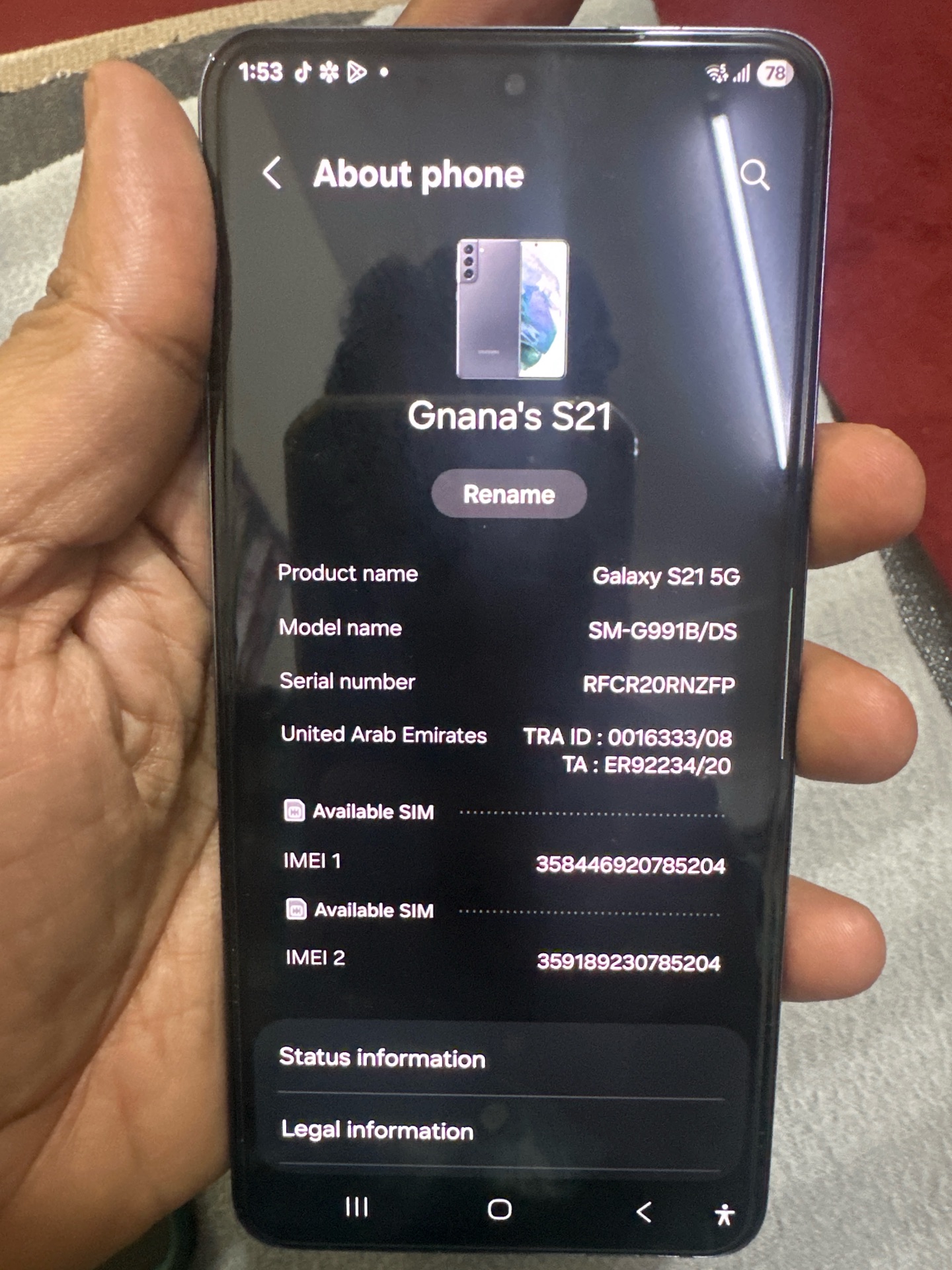 Samsung galaxy 21G - Image 2