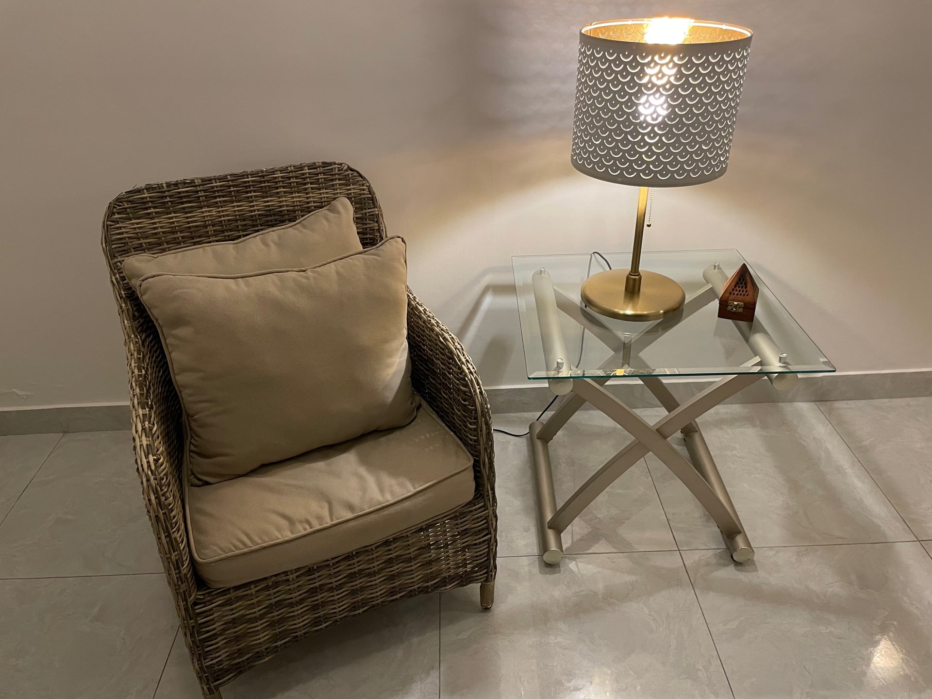Coffee and Center Glass Table - Image 1