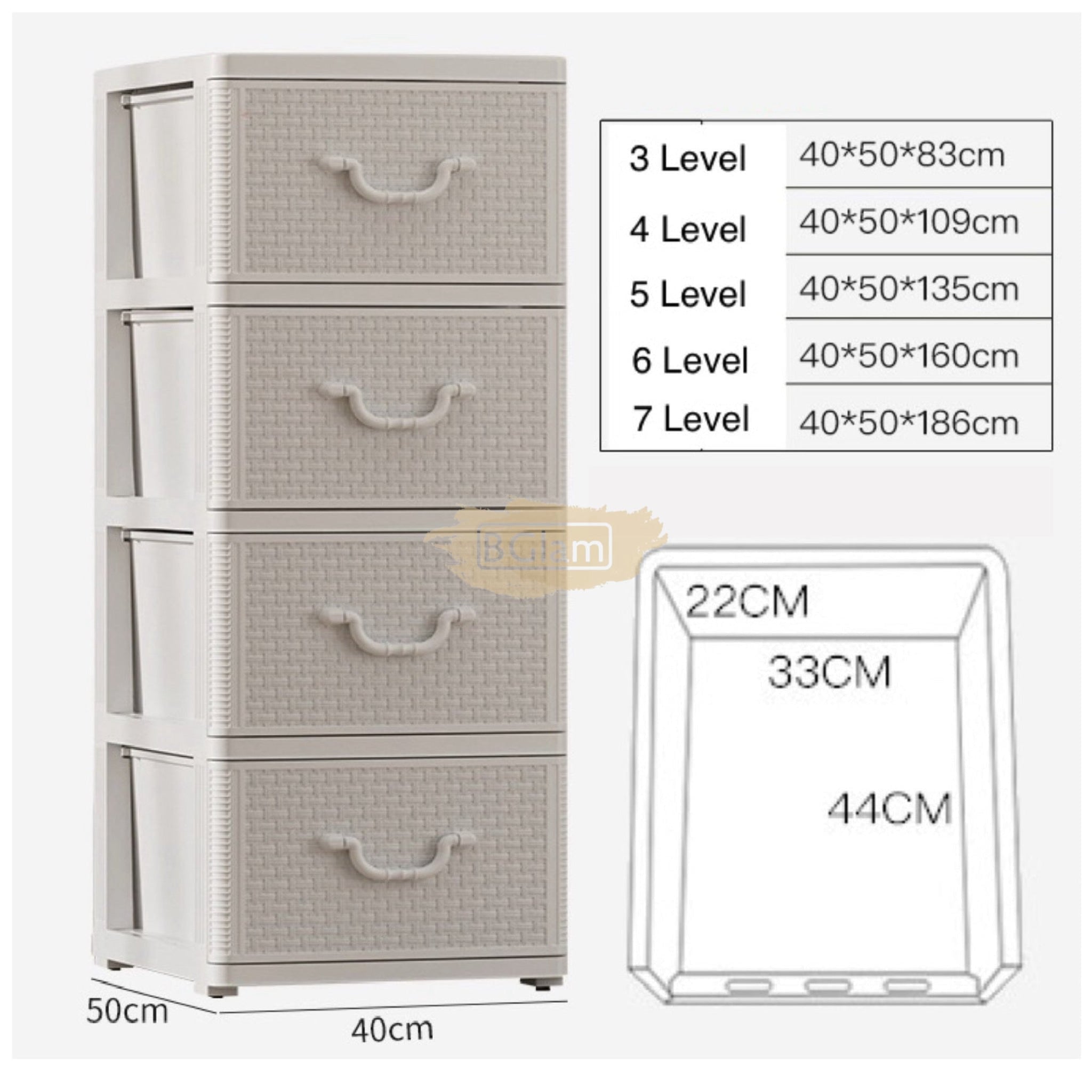 Selling this 4 Layer Plastic Shelves - Image 1
