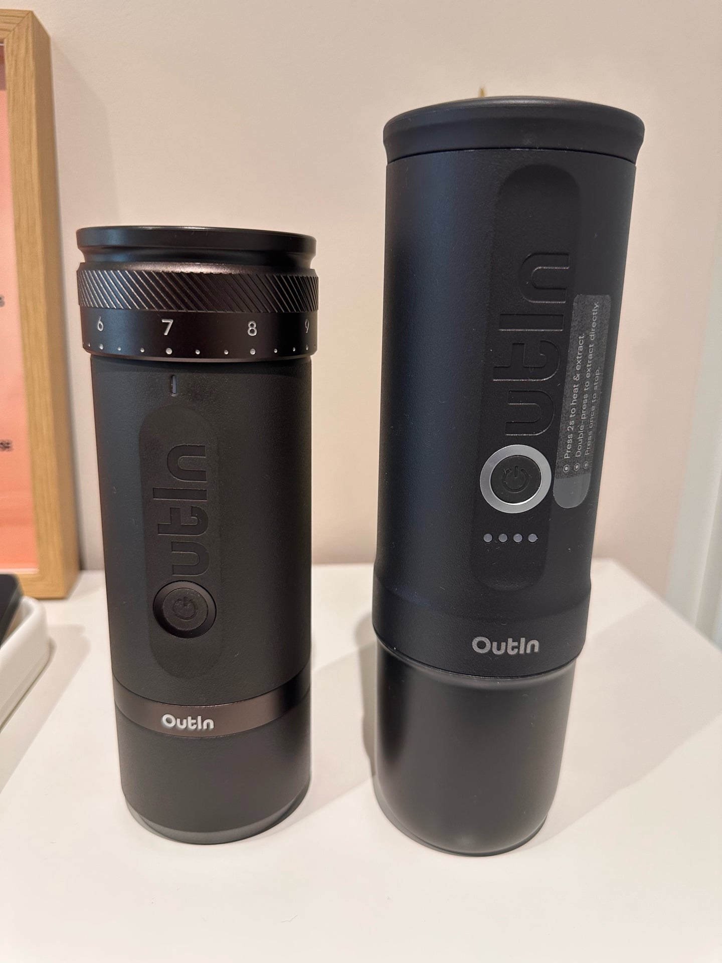 OutIn Nano Portable Espresso Maker + Fino Electric Grinder (Basket Plus) – Like - Image 1