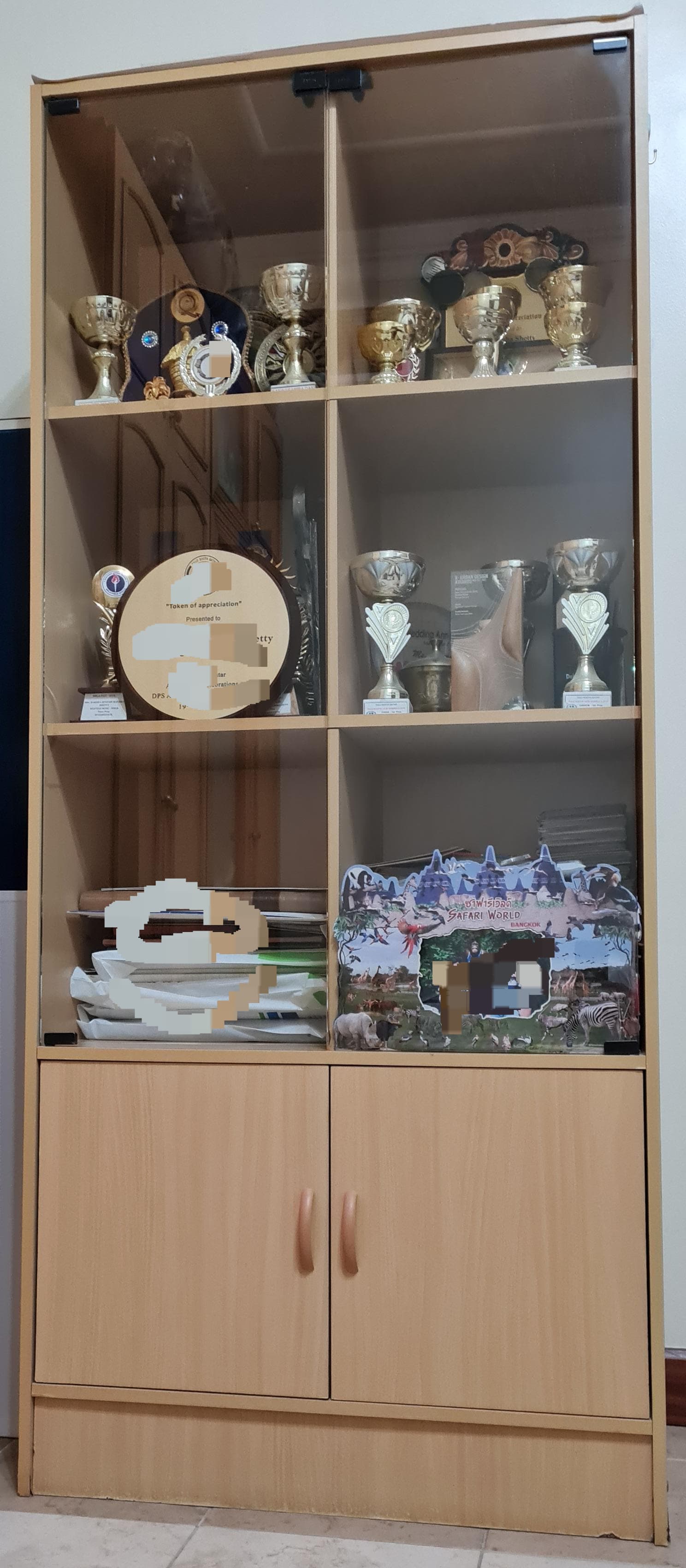 DISPLAY CABINET / BOOK SHELF For SALE - Image 1