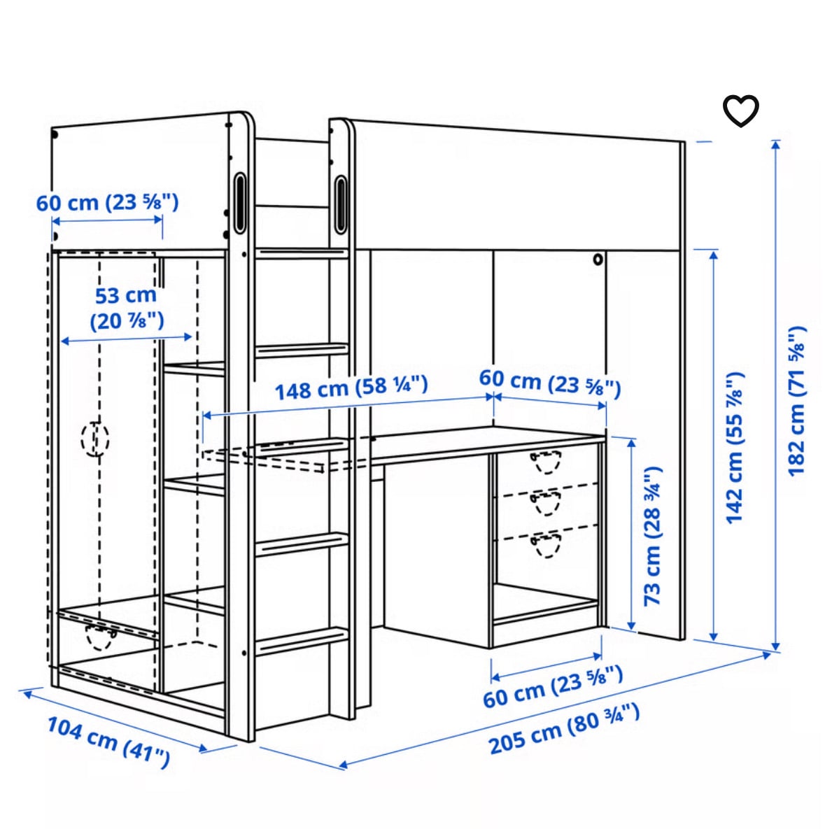 ikea single bed room set available - Image 5