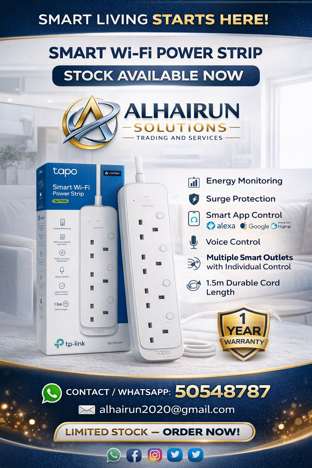 SMART Wi-Fi POWER STRIP - Image 4