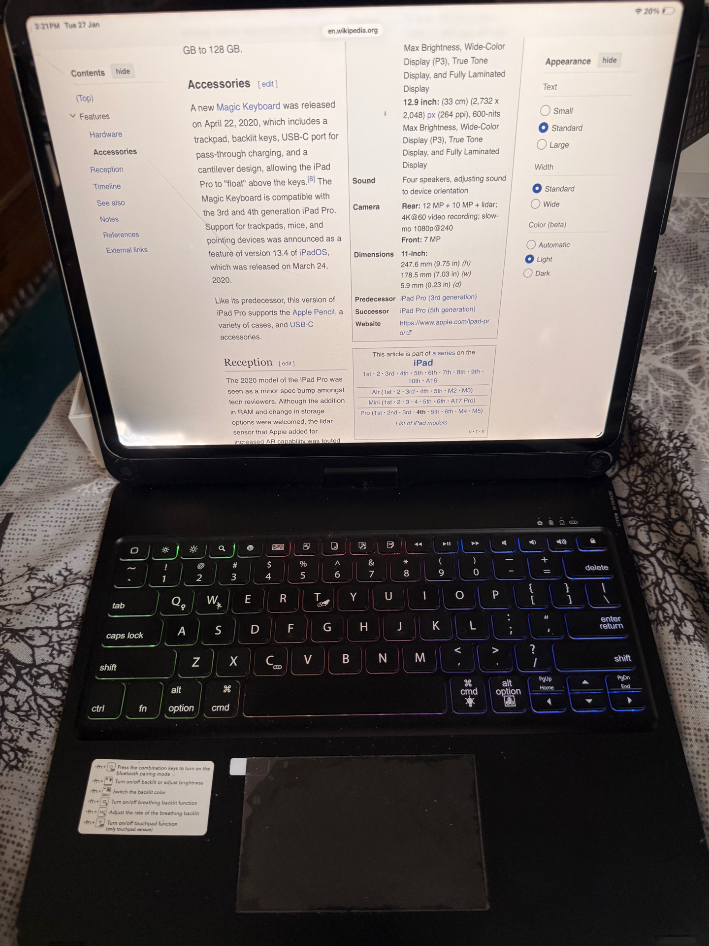 Apple IPad Pro 12.9 inch 4th Gen + Accessories - Image 8