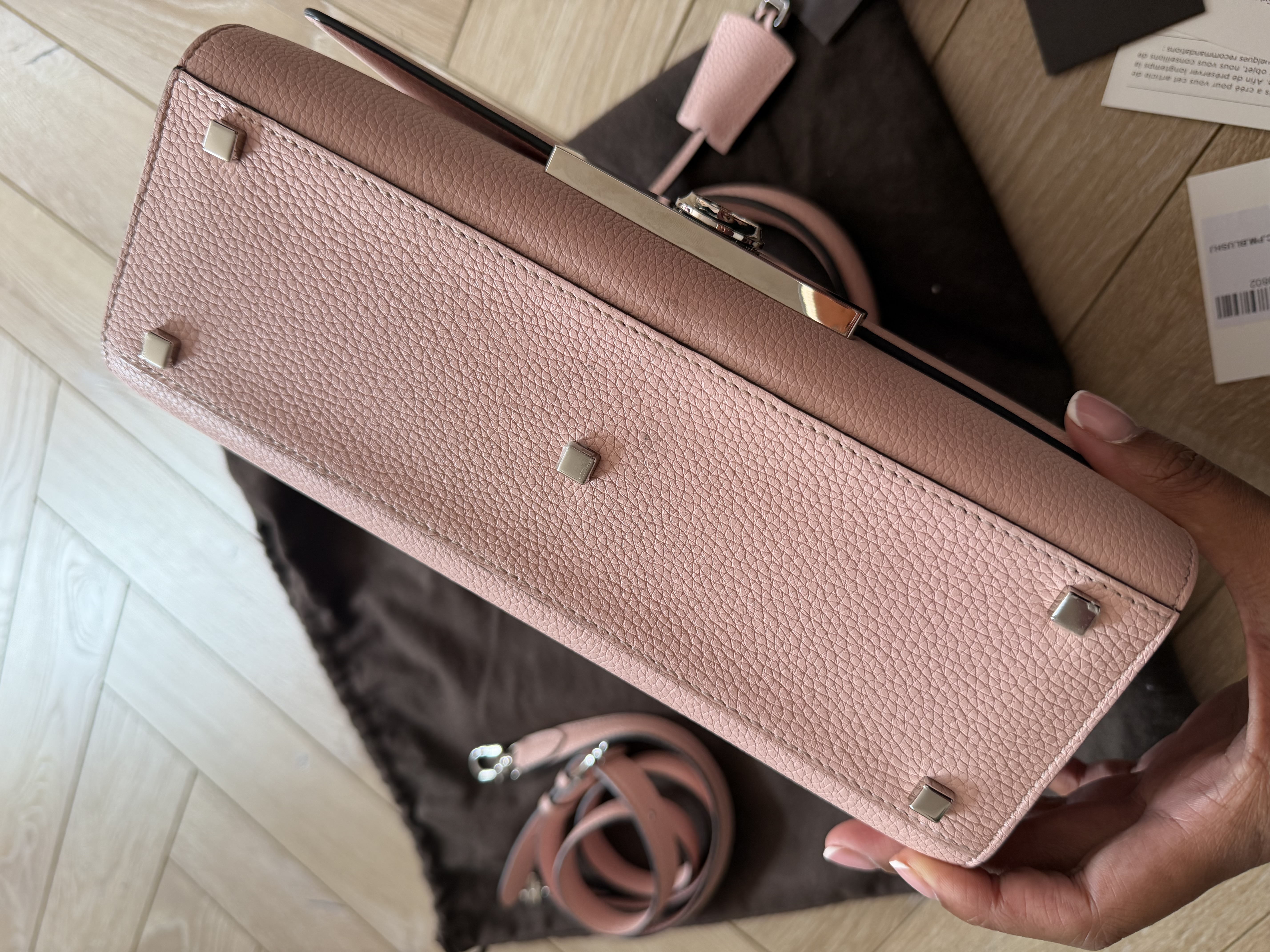 Luxury Bag Moynat Paris Rejane Blush PM - Image 4