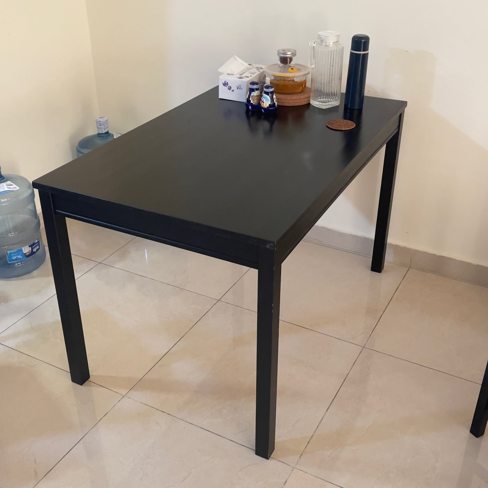Black Dining Table for Sale – Very Good Condition - Image 4