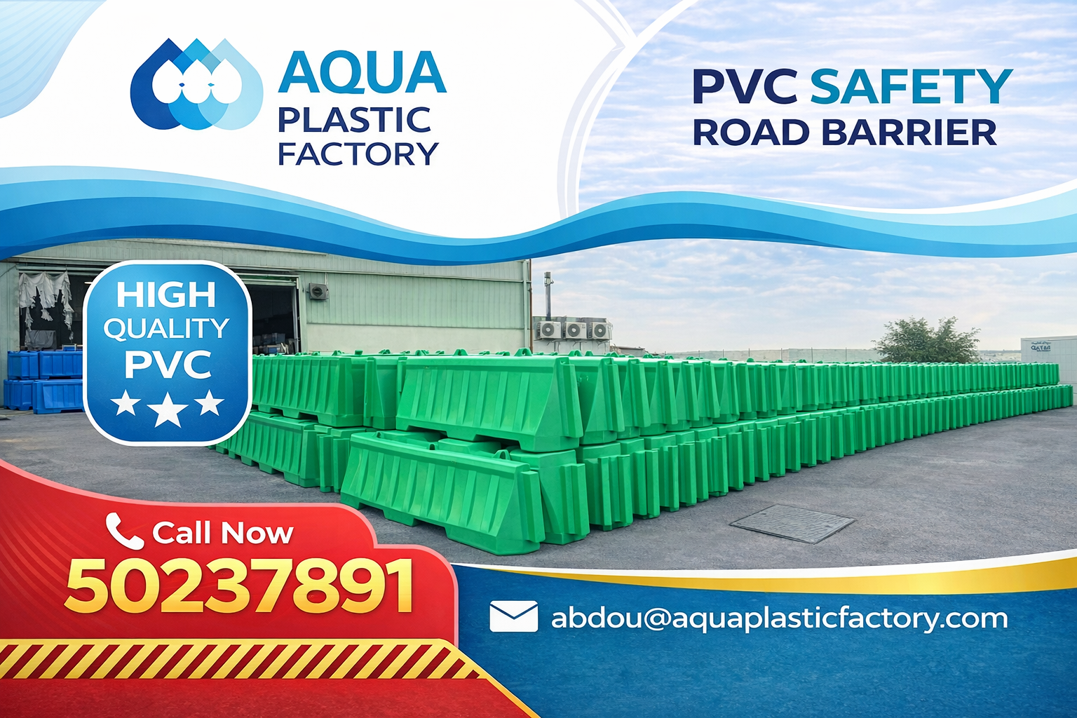 plastic road barriers  - Image 4