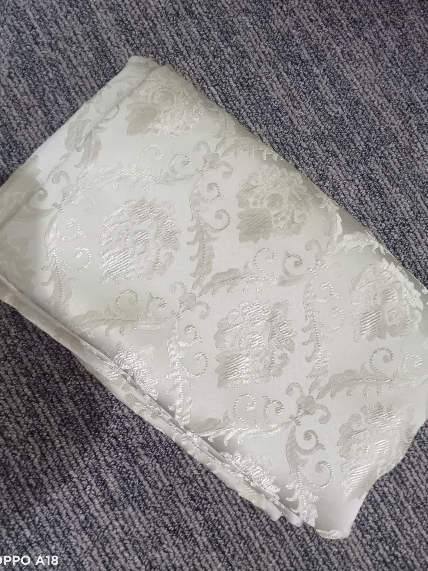 Cream Pattern Curtains (Set of 4) - Image 3
