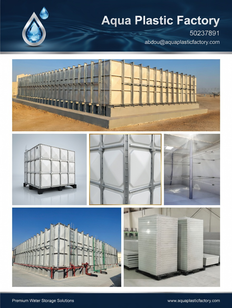 GRP Water Storage Tanks for Qatar  - Image 2