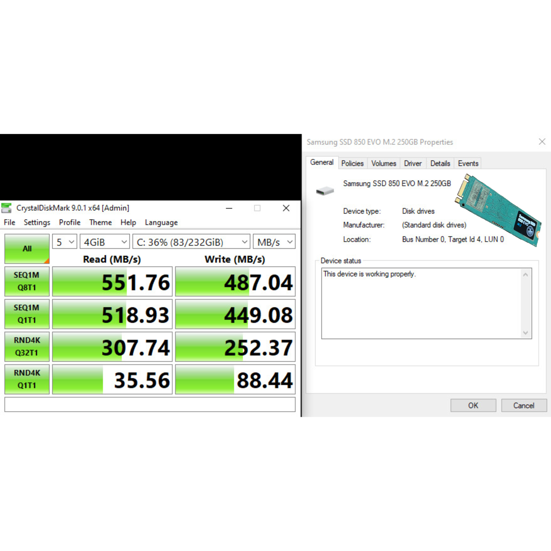 1TB 860 EVO + 250GB 850 EVO M.2 - Image 7