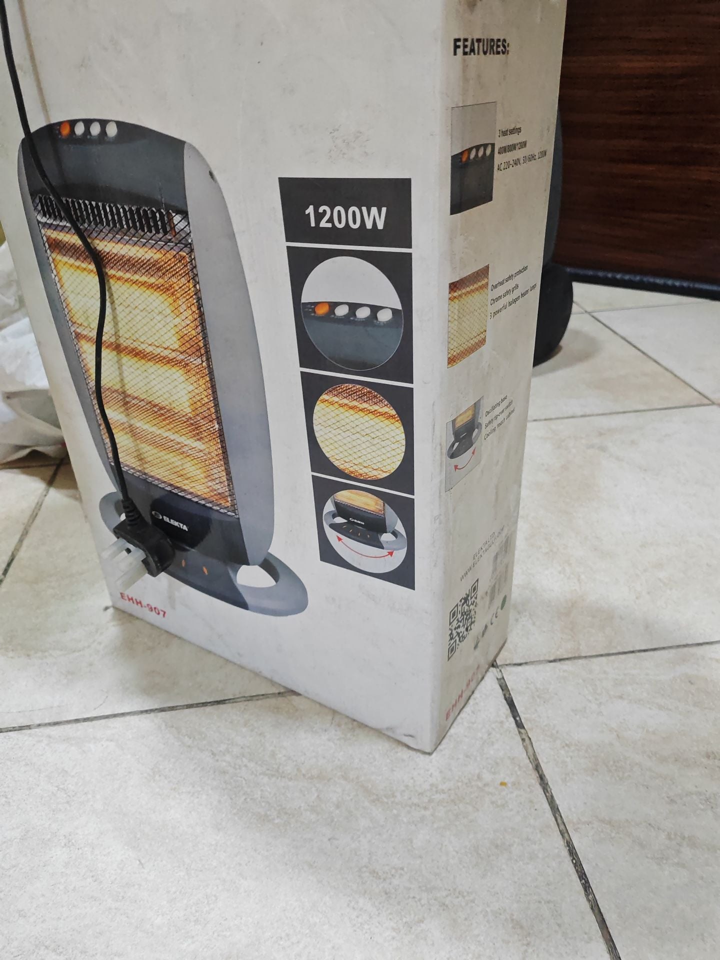 1200w halogen heater - Image 4