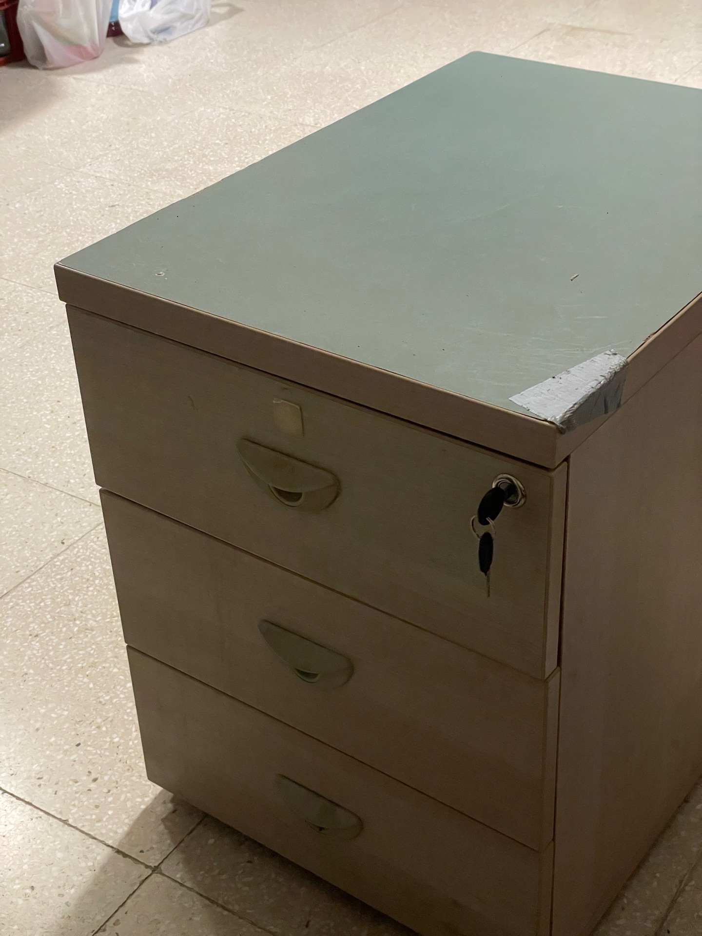 Wooden Pedestal /Drawer - Image 4