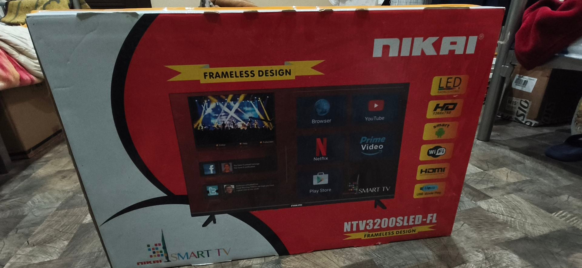 Smart TV Nikai 32" - Excellent Condition - Image 1
