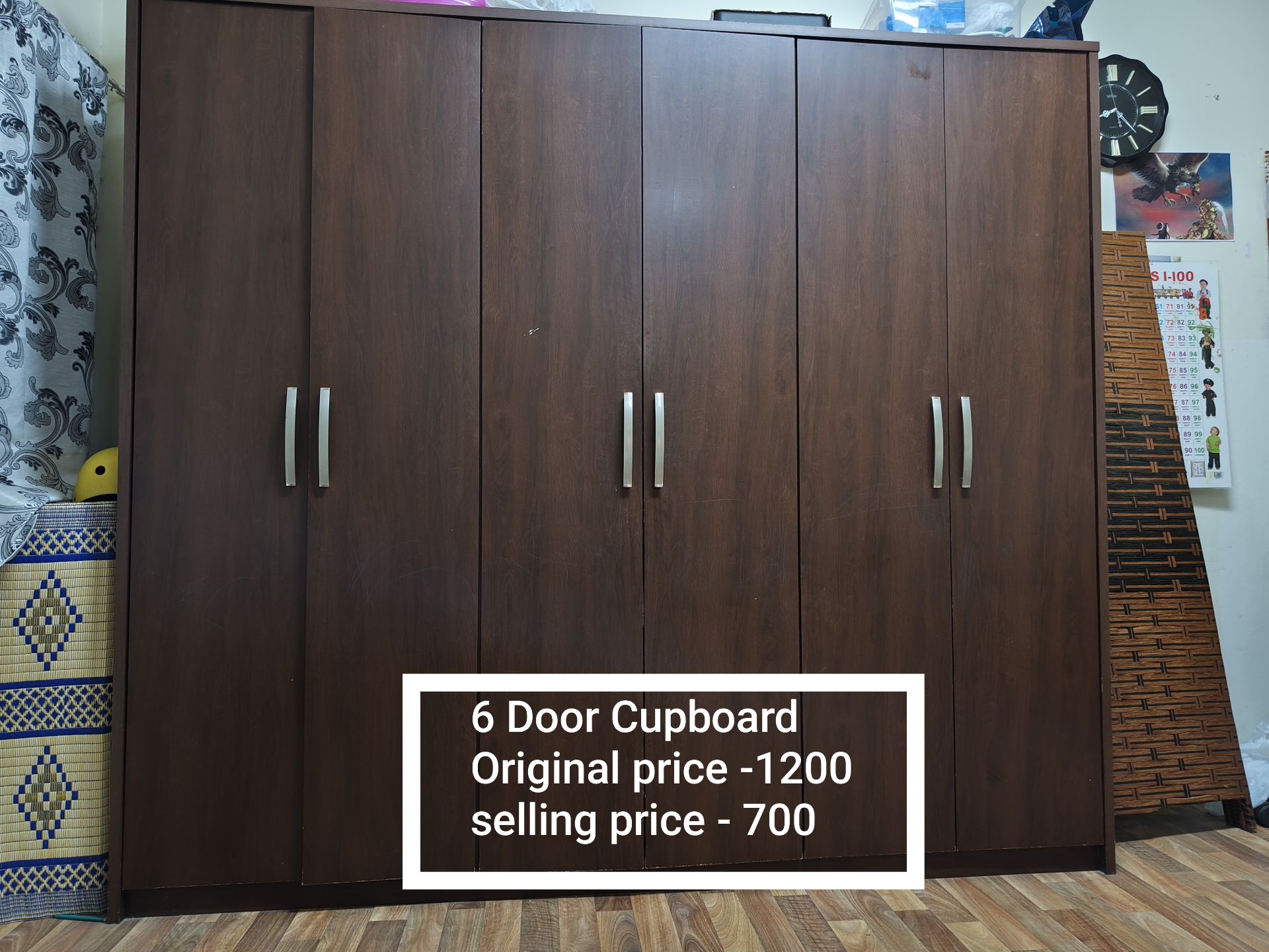 6 Door Cupboard like brand new - Image 1
