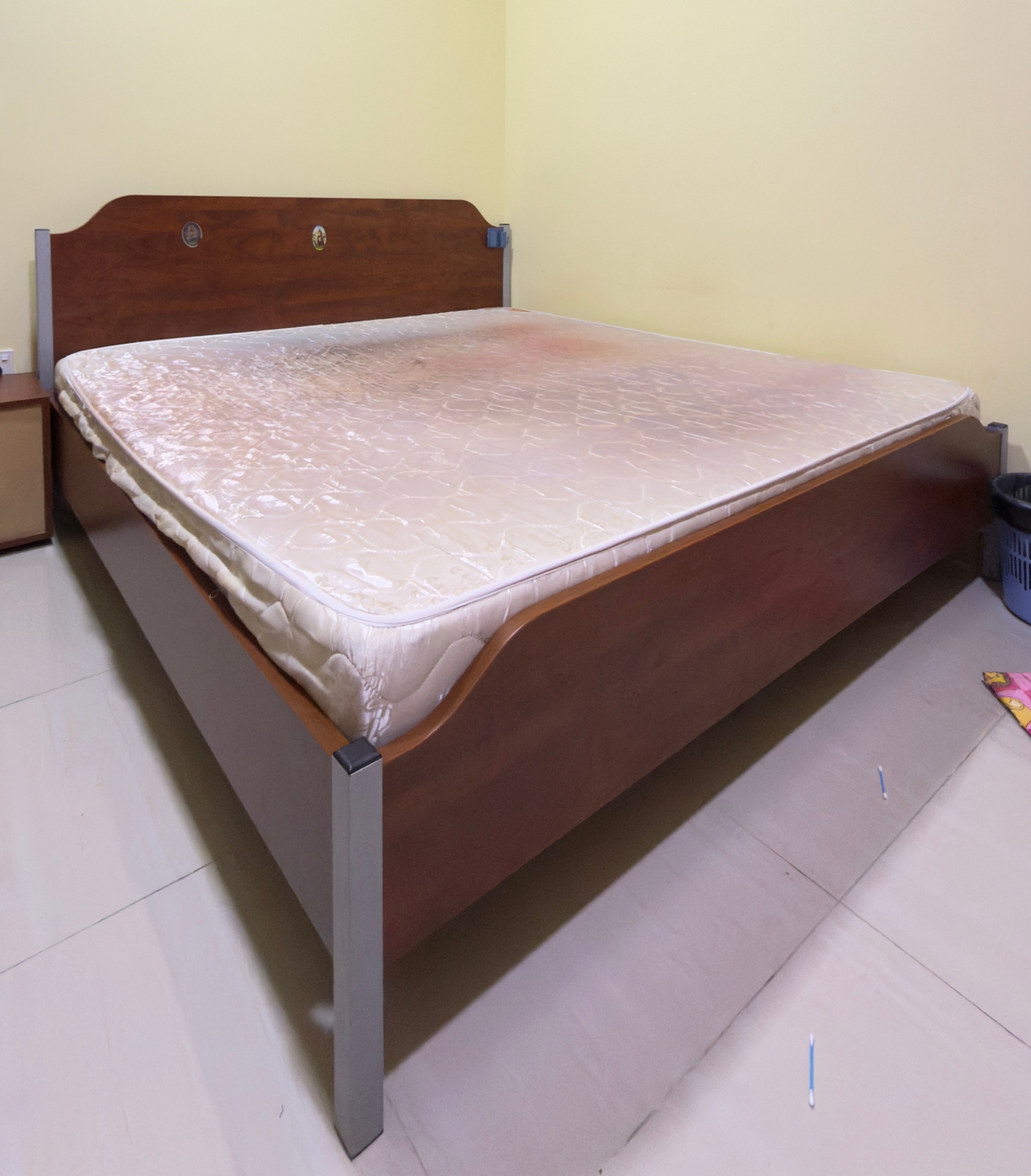 King size bed and mattress  - Image 4