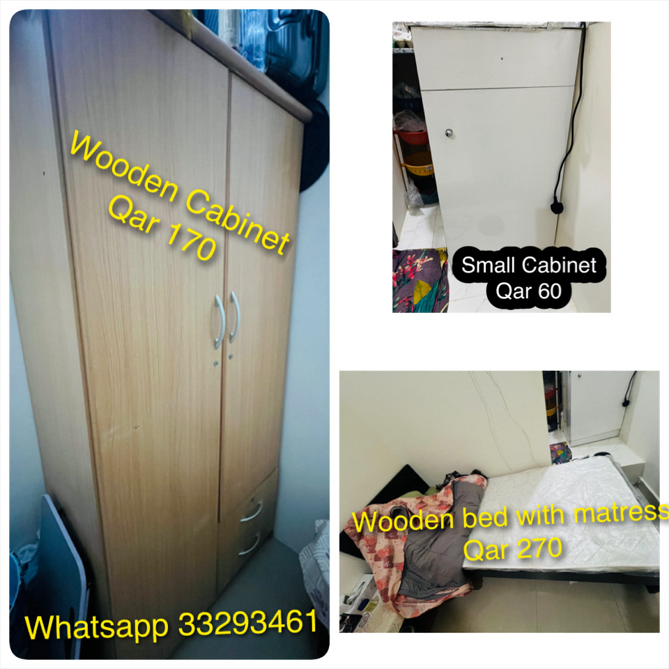 Single Wooden bed with matress - Image 4
