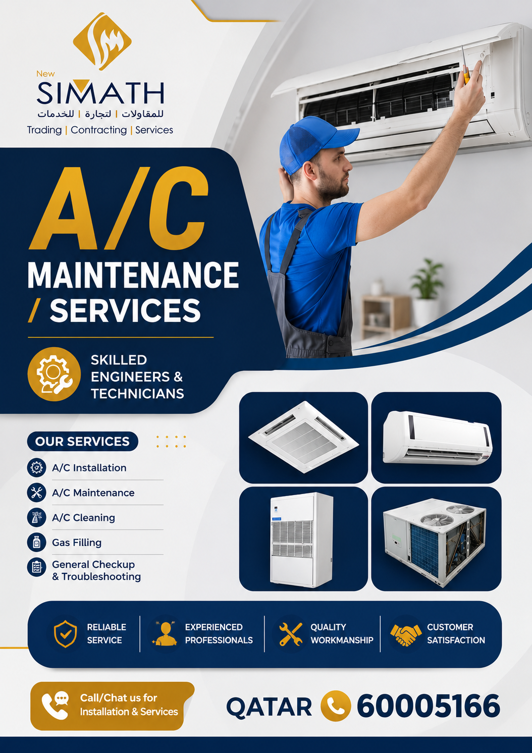 We offer all types of air conditioning maintenance and services - Image 8