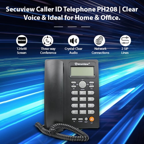 Secuview Caller ID Telephone PH208 - Image 2