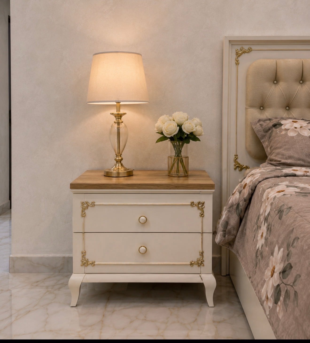 Home center 🔥master bedroom set like new condition for sale if interested call  - Image 3