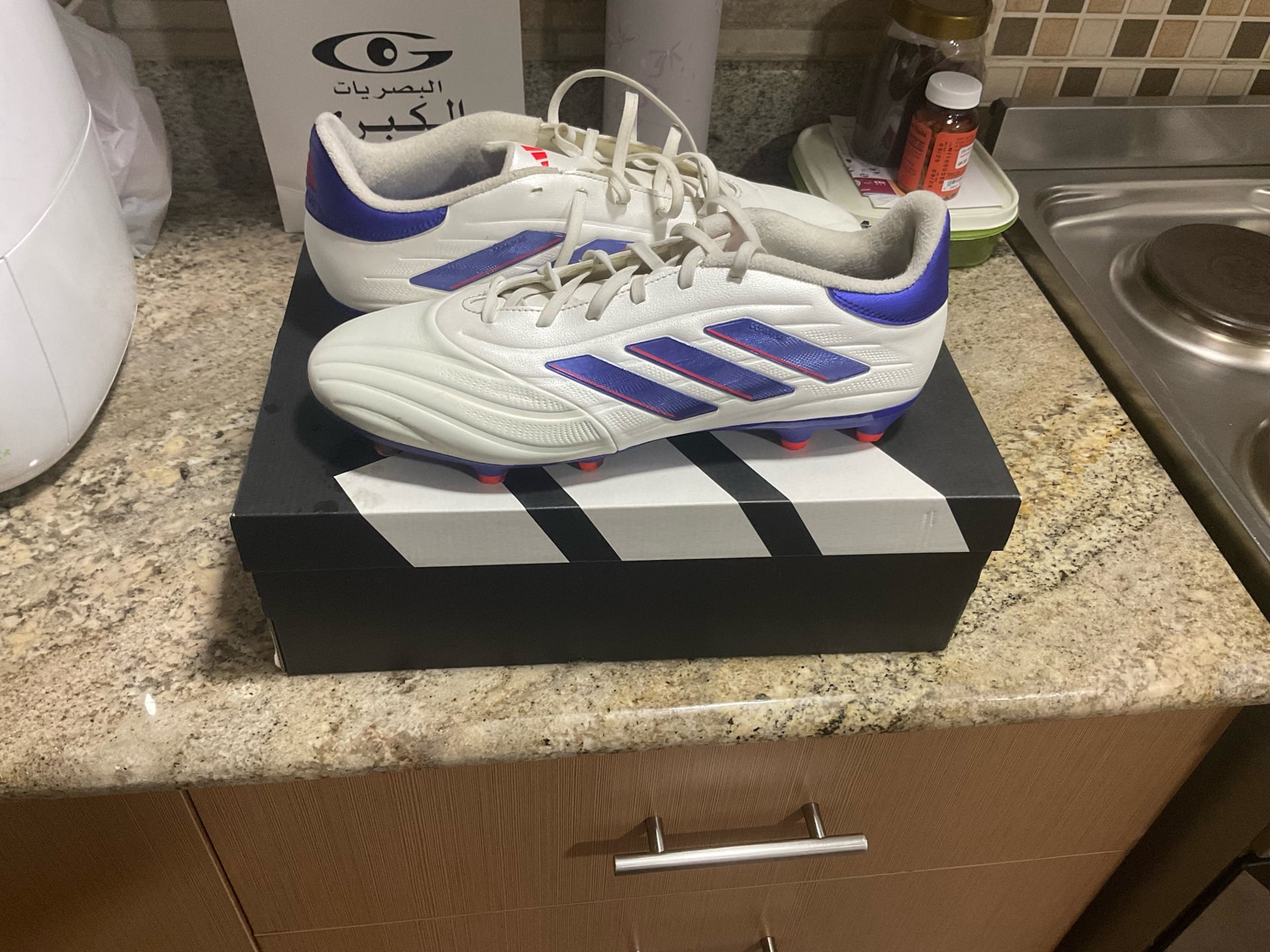 Adidas copa pure original football shoes worn once only - Image 4