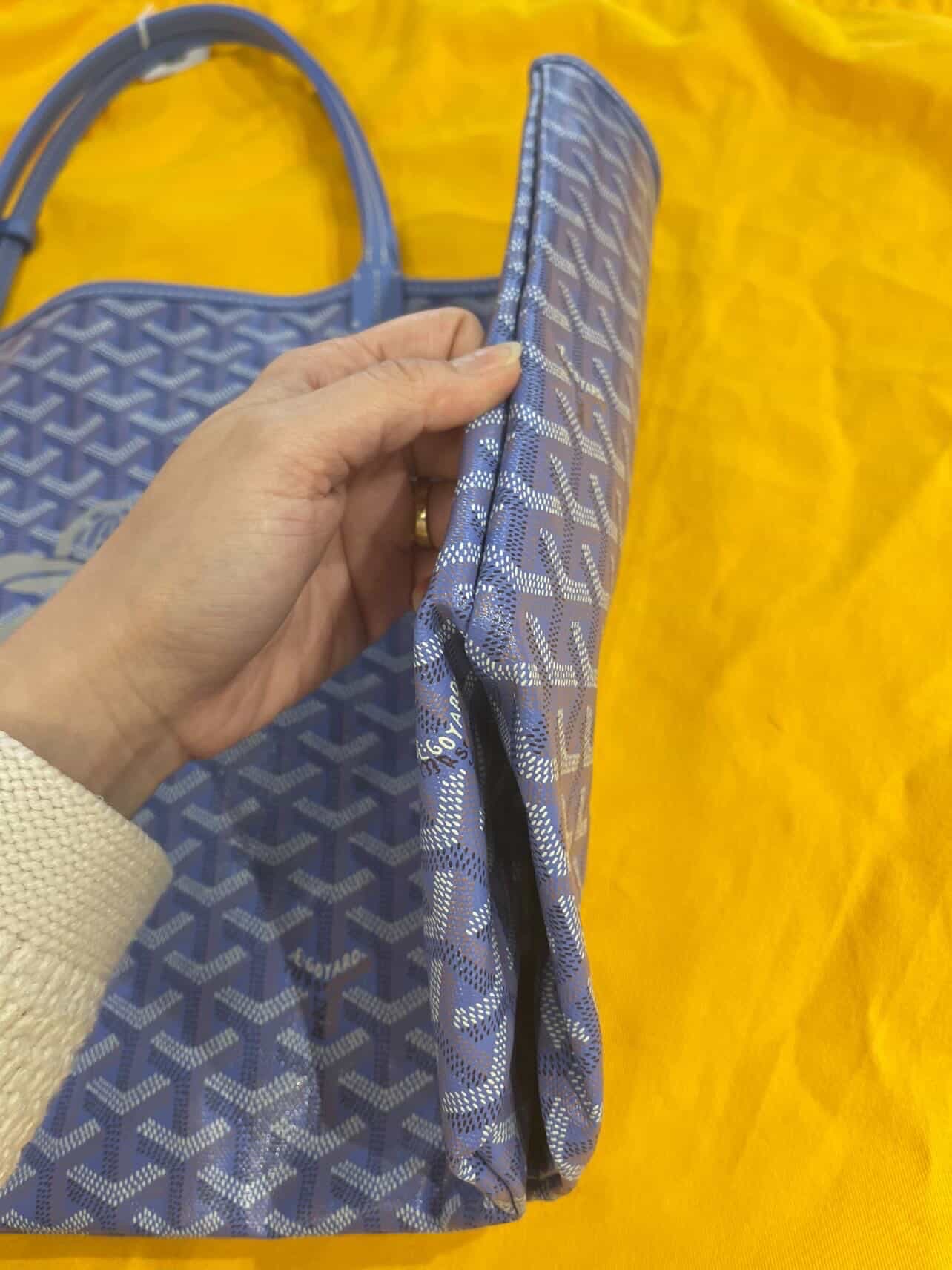 Goyard St Louis Garden Iris and Floral Reversible Bag - Image 7