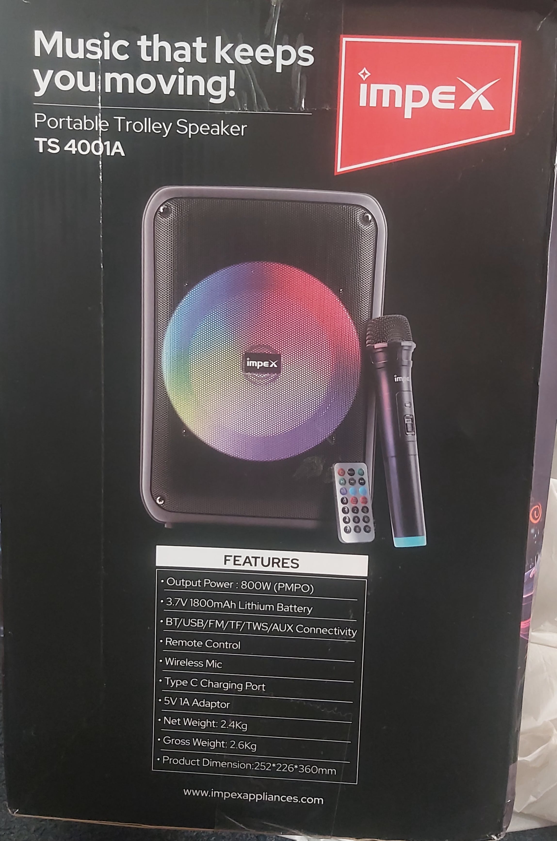 impex multimedia speaker ts4001 - Image 4