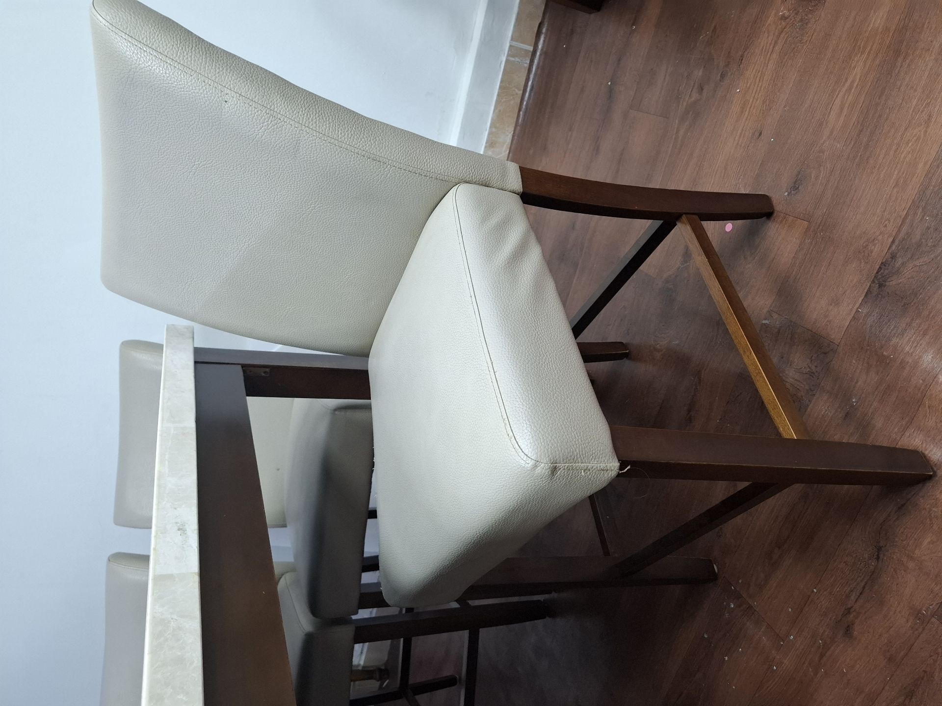 8-Seater Marble Top High Dining table  - Image 3