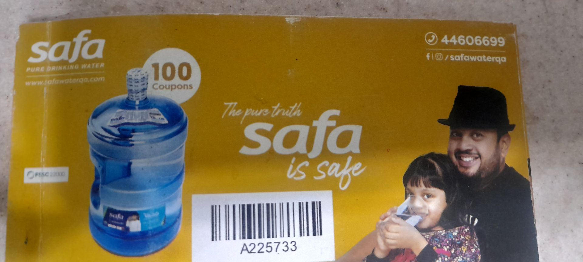 SAFA coupons ( 60 coupons ) and 10 water bottles - Image 2