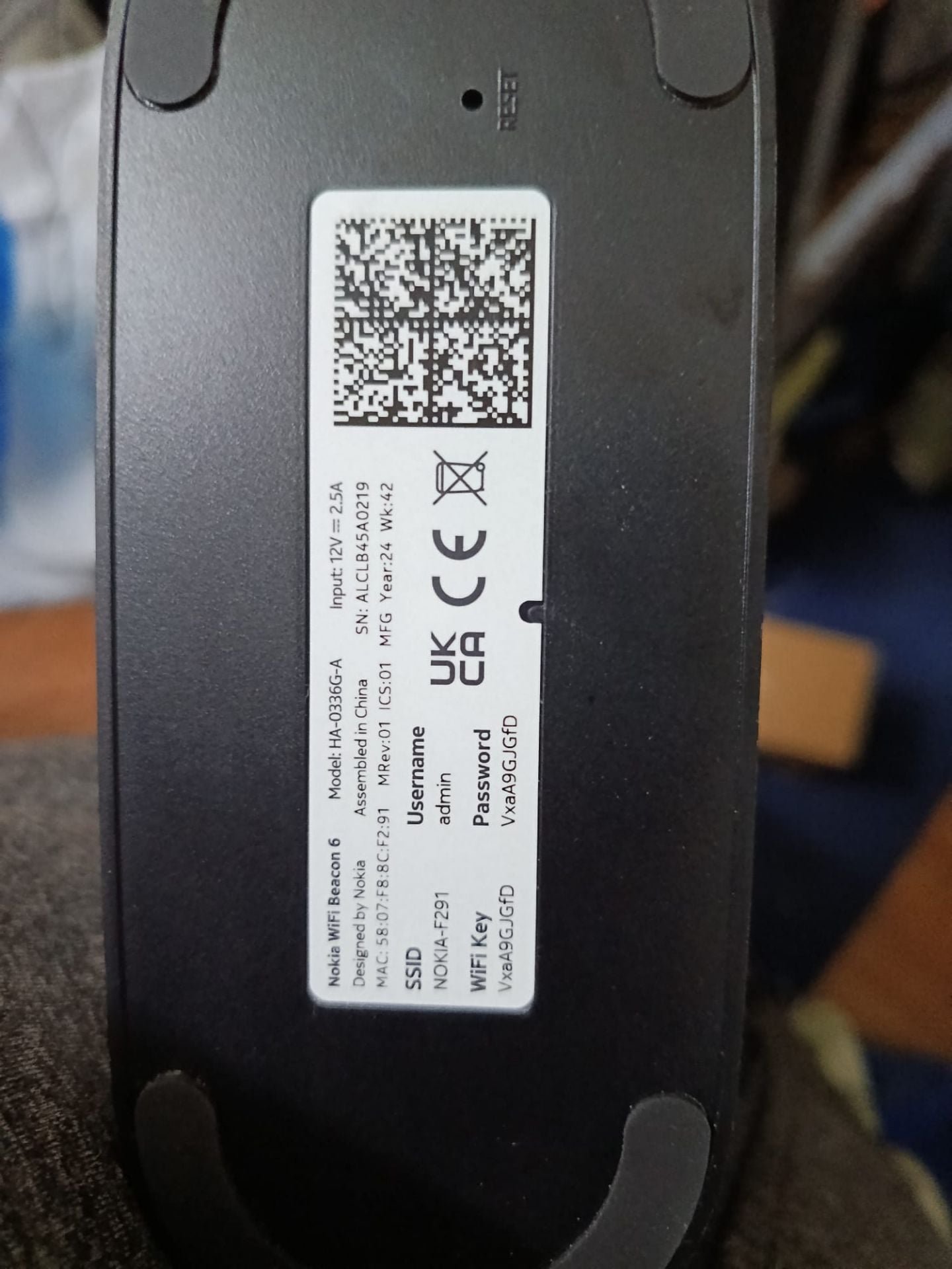 60 riyal fixed price, Nokia beacon 6 WiFi router - Image 4