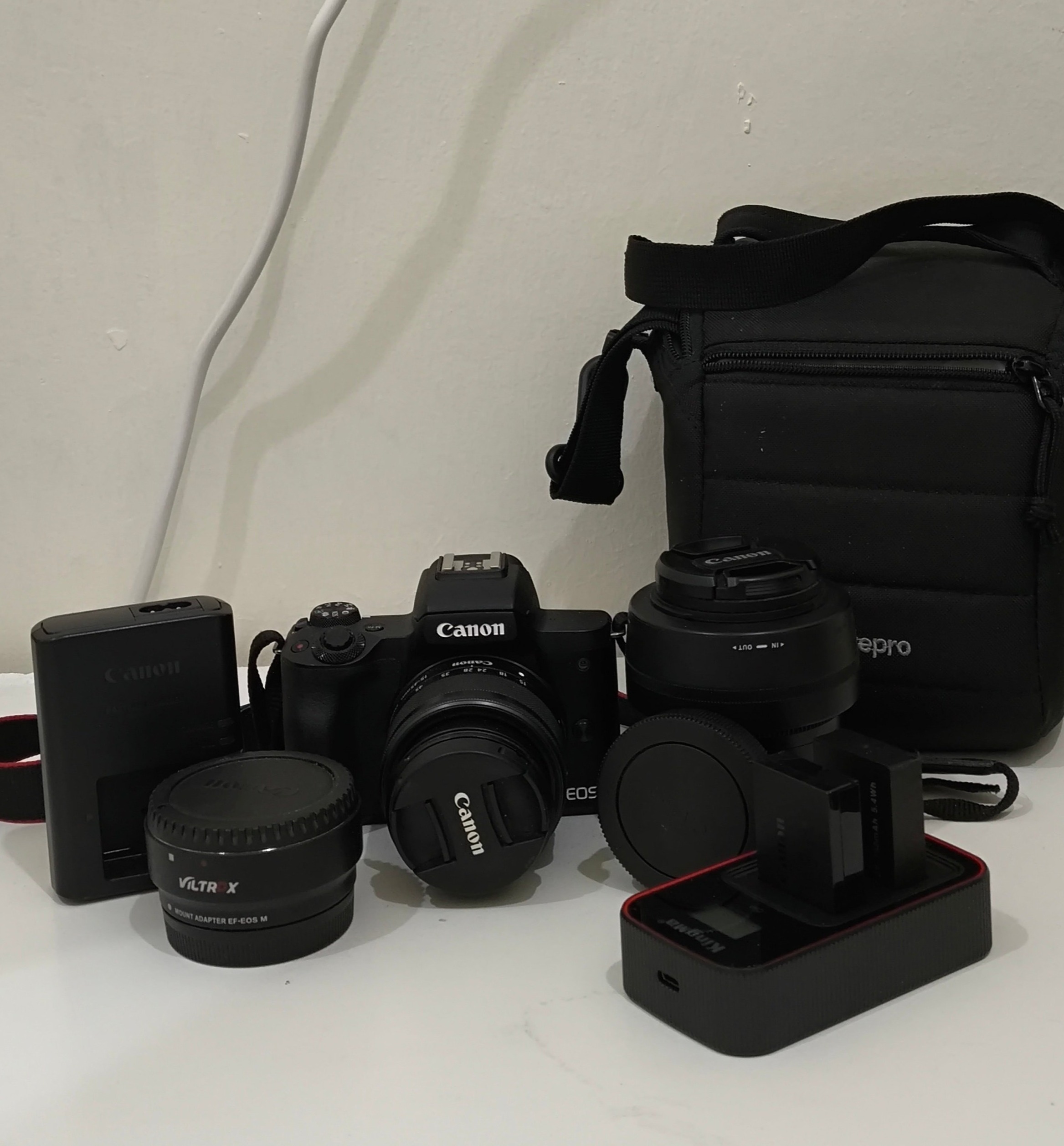 Canon m50 | Sigma 35mm f1.4 | Viltrox lens adapter - Image 1
