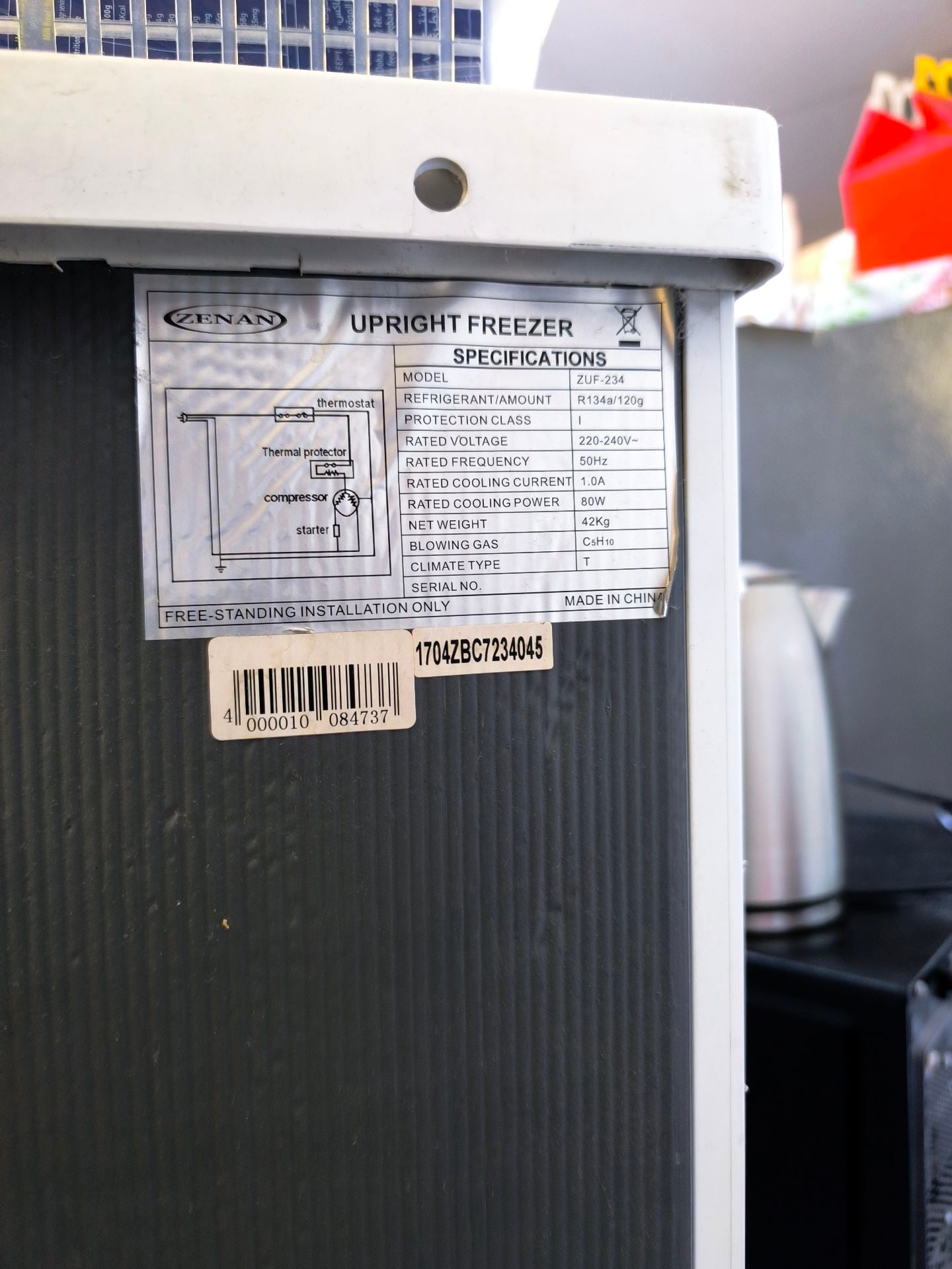 Zenan upright freezer - Image 3